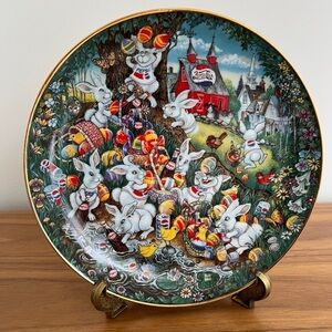 FRANKLIN MINT Vintage 1995 Pepsi-Cola Easter Greetings Collector Plate Bill Bell